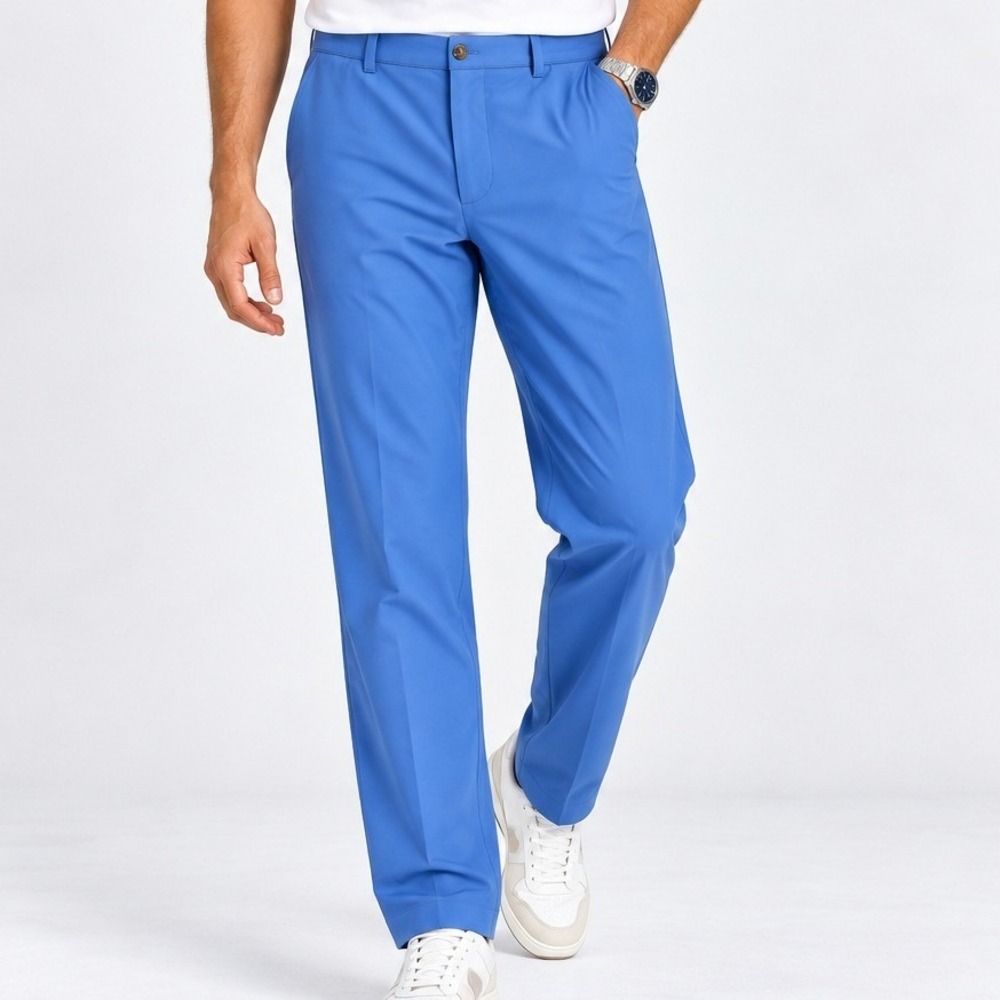 Vineyard Vines Links Pant Mens 36x32 Blue Performance Golf Trousers Solid